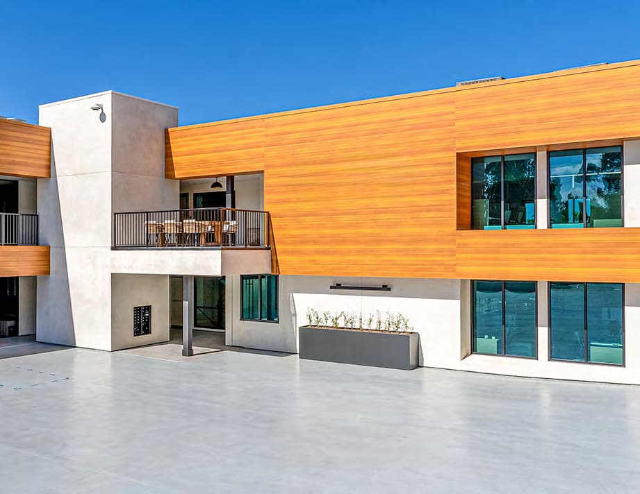 Renovated facade, finished in 2024